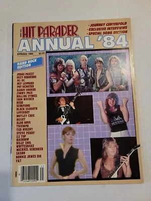 Hit Parader Magazine Annual Spring 1984 Priest, Ozzy, Motley Crue, read descript - Image 1 of 4
