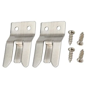 Adjustable Car Radio Mic Clip with Screws Set for Optimaled Auditory Secure Fix - Photo 1/8
