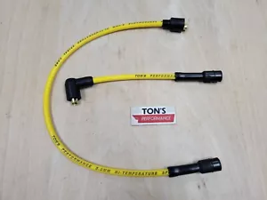 Ton's Yellow 8mm Spark Plug Wires Harley Touring 1986-2003 Sportster 86-03 XL - Picture 1 of 1