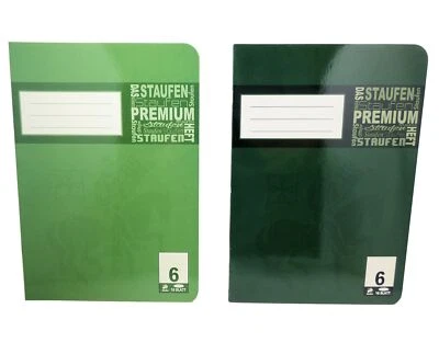 STAUFEN Schulheft DIN A5, blanco, unliniert, Lineatur 6, 16 Blatt, Premium Papier 90g/m²