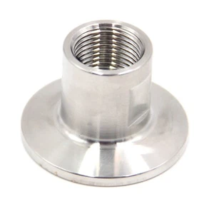 KF25 x FSAE Adattatore da Flangia a Flare 3/8" Acciaio Inox 304 - Foto 1 di 3