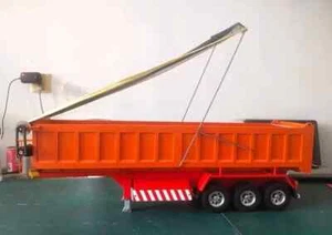 Semirimorchio dumper scala 1/14 3 assi 900 mm COMPLETAMENTE INOX nuovo con scatola - Foto 1 di 11