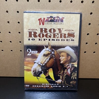 Roy Rogers 10 Episodes TV Classic Westerns Full Screen DVD - NEW/SEALED - Image 1 of 3