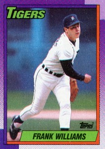 1990 Topps #599 - Frank Williams - Detroit Tigers