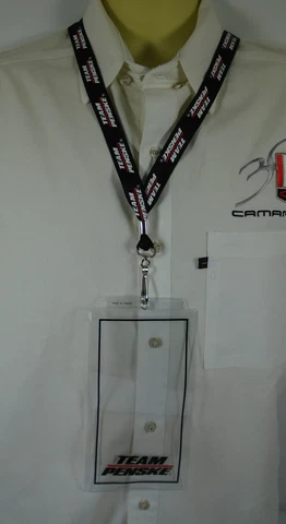 Team Penske Credential Ticket Holder & Lanyard NASCAR Keselowski Logano Blaney Cover