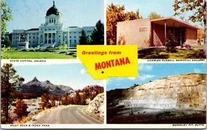 Postal escénica de saludos de Montana - Imagen 1 de 2