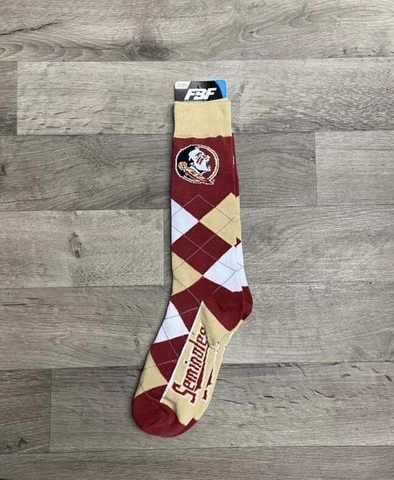 NWT Florida State Seminoles Socks( 1 pair) Adult Size NCAA Cover