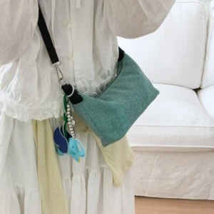 Large Capacity Hobo Bag Solid Color Handbag Elegant Dumpling Bag Office Worker - Picture 1 of 15