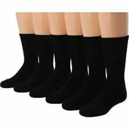 Paquete de 6 calcetines Jefferies niños 186695 deportivos tripulación medio cojín sin costuras talla MD 12-6 Foto 1 de 2