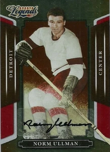 Autógrafo certificado Norm Ullman 2008 Donruss Sports Legends #/714 de la corte - Imagen 1 de 1