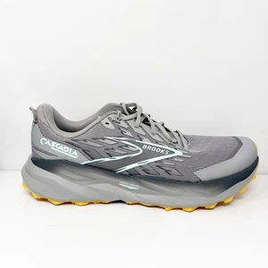 Brooks Mens Cascadia 19 1104571D098 Gray Running Shoes Sneakers Size 13 D - Picture 1 of 13