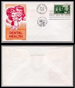 US FDC # 1135 4c Dental Health  Cachet Craft  V.Cancel 1959, 9Q2271 - Picture 1 of 1
