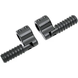 Lindby Clamp-On Highway Bar Footpegs With Narrow O-Rings 1.25" Black Universal - Picture 1 of 1