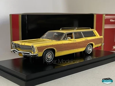 GOLDVARG 1/43 FORD GALAXIE COUNTRY SQUARE SPRINTINGTIME SW YELLOW 1967 GC047B - Immagine 1 di 3