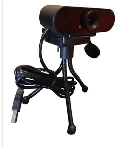 Webcam 1080P avec Microphone Caméra Web Trépied Support USB Ordinateur Caméra Mic Cam - Photo 1/3