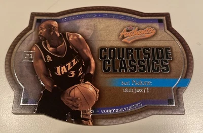 2002-03 Fleer Authentix - Courtside Classics Karl Malone #14 CC #086/750 - Image 1 of 2