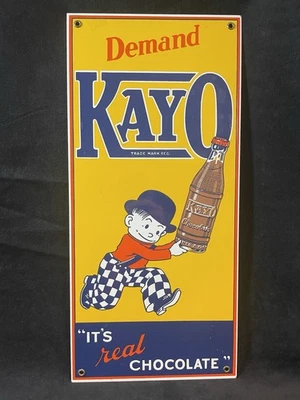 VINTAGE KAYO CHOCOLATE MILK. MINT. Heavy Duty. Very Nice - Image 1 of 2