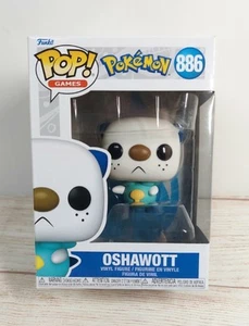 Funko Pop! Games Pokemon OSHAWOTT Vinyl Figure #886 Minor Wear See All Pics - Picture 1 of 8