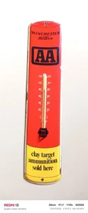 Termómetro de vidrio vintage modelo Winchester western AA sin mercancía de porcelana - Imagen 1 de 9