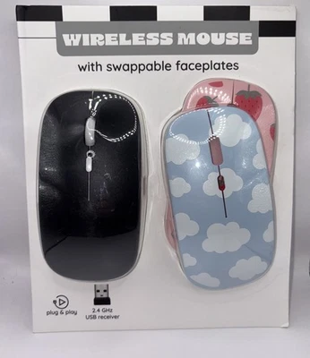 Vivitar Wireless Mouse w/ Swappable Covers NEW in Package - Image 1 of 4