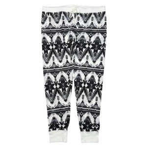 NEW Polo Ralph Lauren Lounge Pants Women’s XXL Black White Aztec Print - Picture 1 of 8