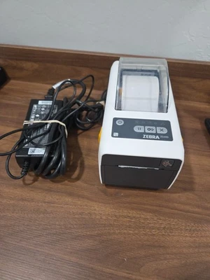 Zebra ZD410 Thermal Label Printer ZD41H22-D01E00EZ w/ Ethernet - Image 1 of 4