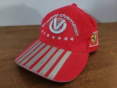Vintage Y2K Ferrari Michael Schumacher F1 World Champion Hat - Image 1 of 4