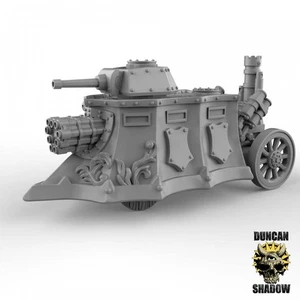Steam Tank with Hull Volley Gun | Duncan Shadow | Compatible with Dungeons & Dra - Picture 1 of 5
