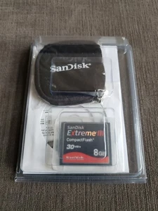 SanDisk Extreme III 8GB Compact Flash Card 30MB/s - NEW NO BOX SEALED PACK!  - Picture 1 of 9