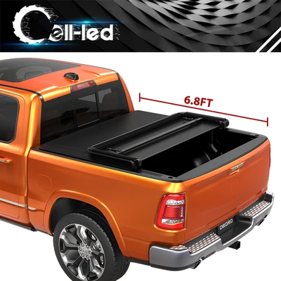 Tri-Fold Tonneau Cover For 1999- 2026 Ford F250 F350 Superduty 6.8ft Truck Bed Foto 1 de 4