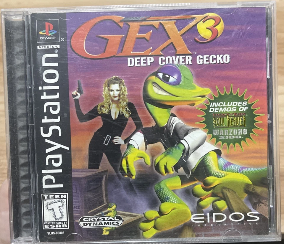 Gex 3: Deep Cover Gecko (Sony PlayStation 1, 1999) - Image 1 of 3