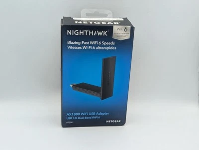 NETGEAR - Nighthawk AX1800 Wi-Fi 6 USB 3.0 Adapter - Black - Image 1 of 4