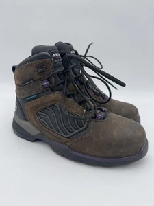 Ariat Rebar Flex 6" Waterproof Carbon Toe Work Boots Womens 6B Brown 10031420 - Picture 1 of 11