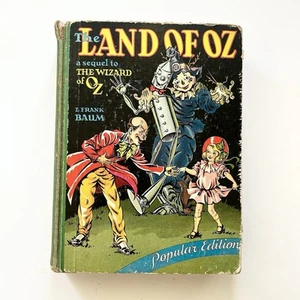 The Land of Oz By L. Frank Baum Vintage Childrens Book 1939 Popular Edition - Picture 1 of 9