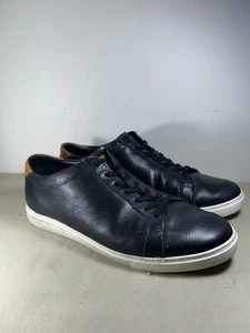 Allen Edmonds "COURTSIDE" Herren Niedrig Leder Elegant Turnschuhe 11 EEE MARINEBLAU - Bild 1 von 9