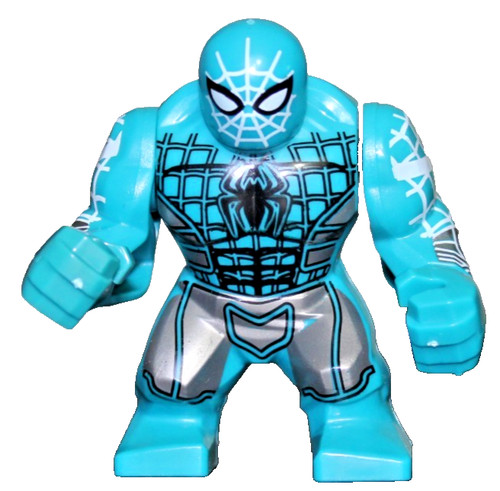 Marvel Blue Spider-man Fear Itself Custom Big Figure Minifigure Bigfig ...
