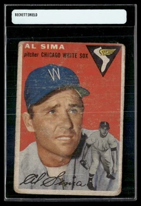 1954 Topps #216 Al Sima Gold - Picture 1 of 2
