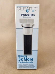 Clear2O Water Pitcher Filter CWF1014 Block Carbon Replacement Element Free Ship - Picture 1 of 13