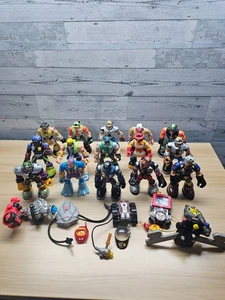 VINTAGE LOT OF 15 RESCUE HEROES WITH SEVERAL ACCESSORIES - Picture 1 of 12