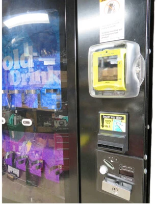 CAPITAL VENDING Weather - rain guard for Credit Card Reader Mask -vending -Nayax & Cantaloupe