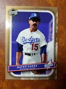 DAVEY LOPES #25 LOS ANGELES DODGERS - 2005 UPPER DECK CLASSICS MLB - Picture 1 of 3