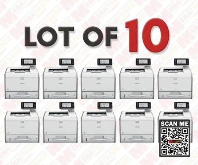 Ricoh SP 4520DN A4 Monocromo Láser Grupo de Trabajo Impresora Dúplex 42 ppm Lote de 10 Foto 1 de 4