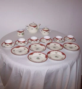 Antique Child’s Nippon China Play Set Place Setting for 6 (21 pieces) Noritake - Picture 1 of 22