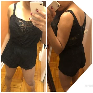 Black Romper Nwt Medium - Picture 1 of 2