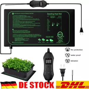 Sämling Pflanzen Heizmatte Wärmematte mit Thermostatregler Terrarium Heizkissen - Bild 1 von 18