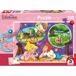 Schmidt Games Kids Puzzle Bibi & Tina Girlfriends Forever Puzzle 150 pezzi - Foto 1 di 3
