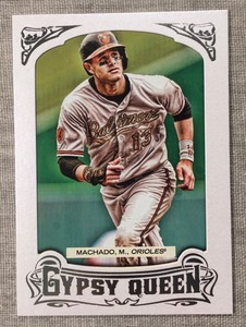 MANNY MACHADO 2014 Topps Gypsy Queen FRAMED WHITE Parallel #280 Orioles...(PBB)