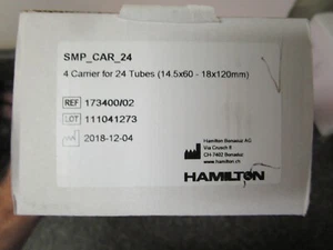 Hamilton Set of 4 Carriers for 24 Tubes (14.5x60 -18x120mm) Ref # 173400/02 - Picture 1 of 8