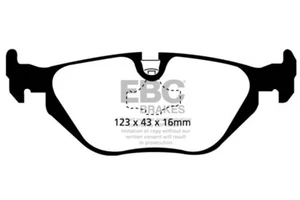 Pastiglie freno posteriori EBC Yellowstuff per BMW Serie 3 (E36) 318 (1.9) Compact (98>01) - Foto 1 di 1