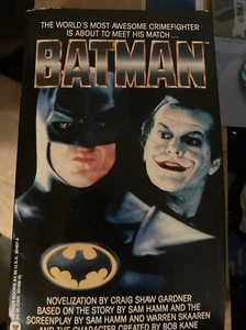 Batman by Craig Shaw Gardner Novelization 1989 Movie Tie-In PB Vintage Paperback - Picture 1 of 5
